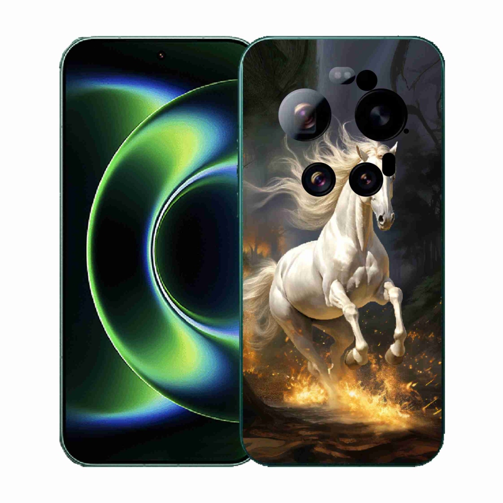 Gelový kryt mmCase na Xiaomi 17 Ultra - bílý kůň 2