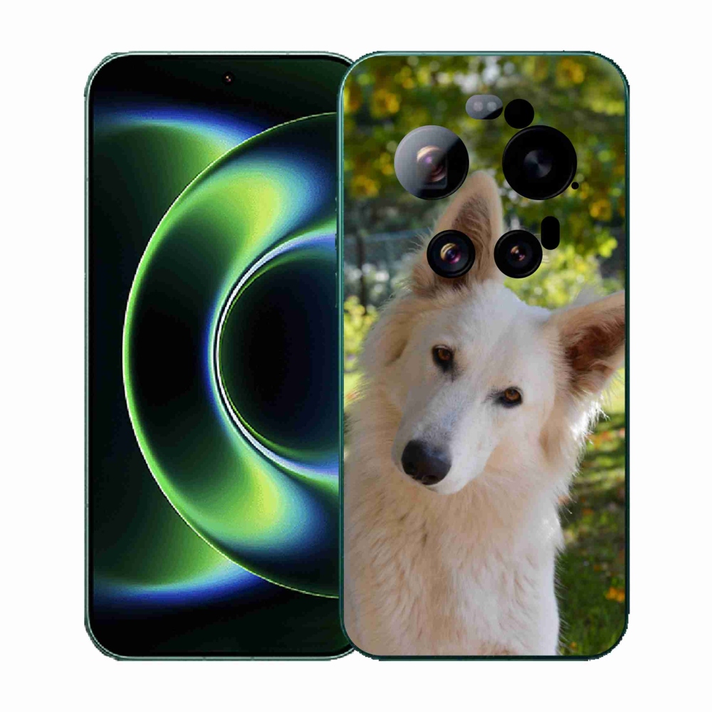 Gelový kryt mmCase na Xiaomi 17 Ultra - bílý švýcarský ovčák 1