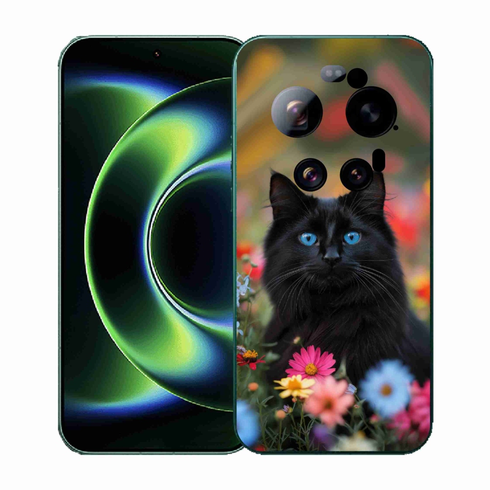 Gelový kryt mmCase na Xiaomi 17 Ultra - černé kotě 4