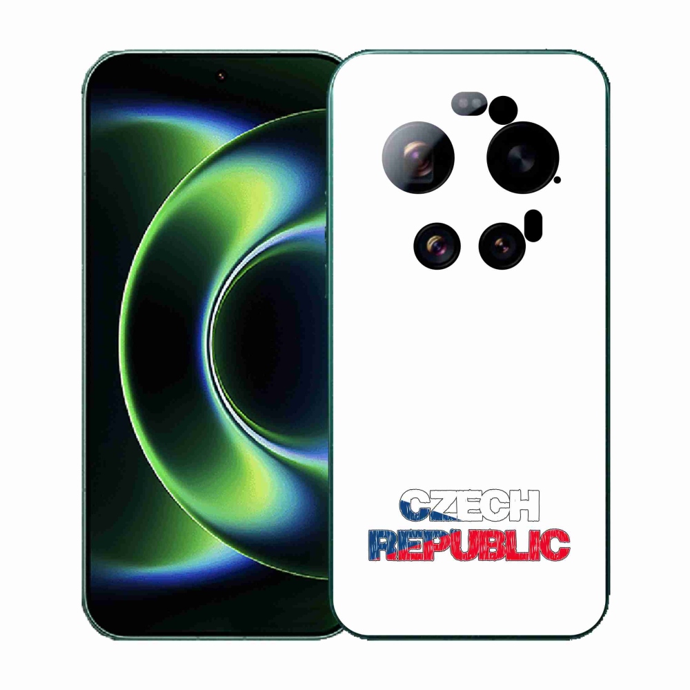 Gelový kryt mmCase na Xiaomi 17 Ultra - Czech Republic bílé pozadí