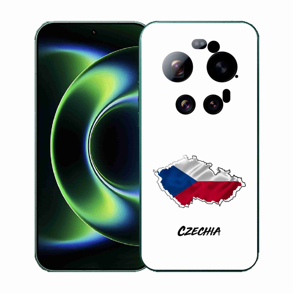 Gelový kryt mmCase na Xiaomi 17 Ultra - Czechia bílé pozadí