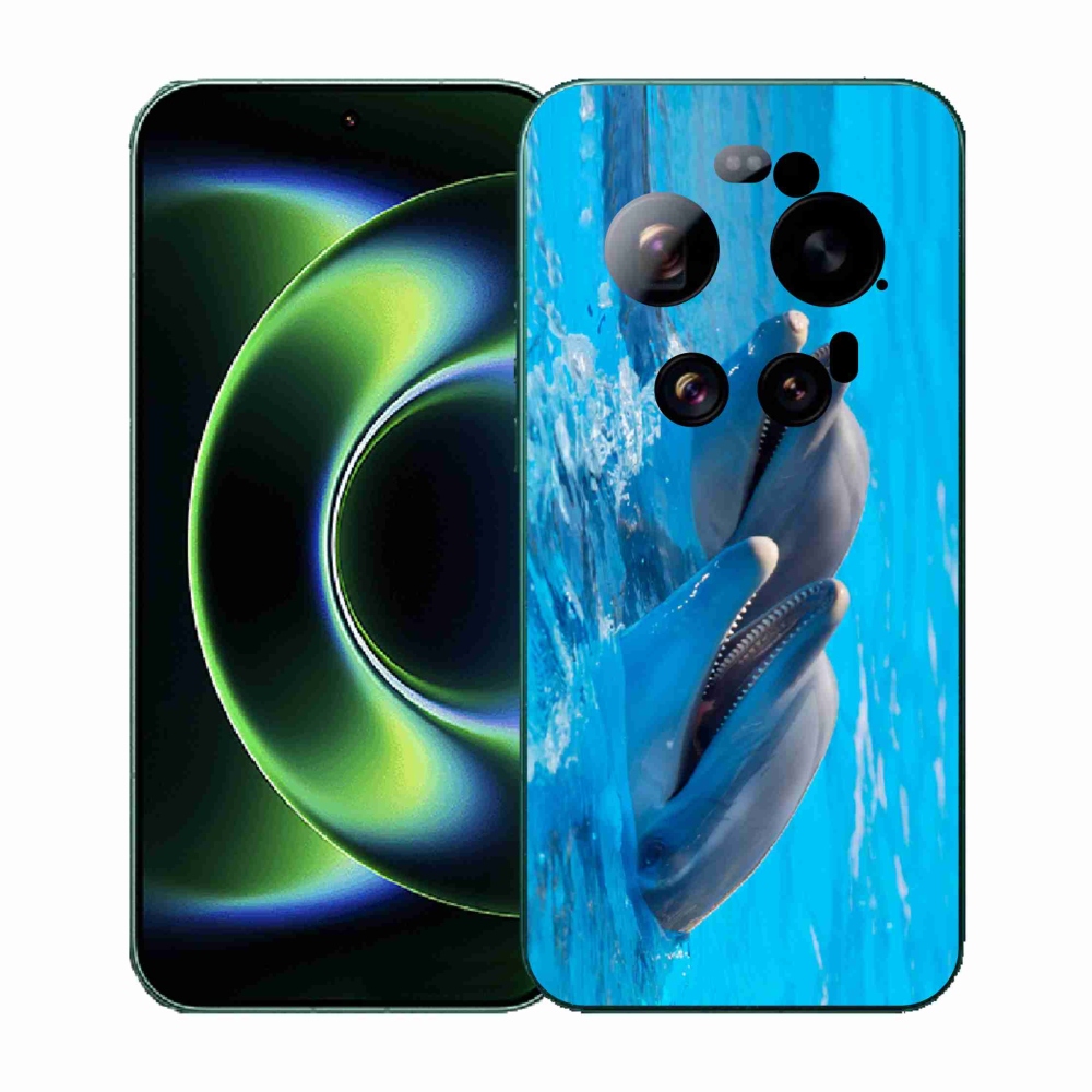 Gelový kryt mmCase na Xiaomi 17 Ultra - delfíni