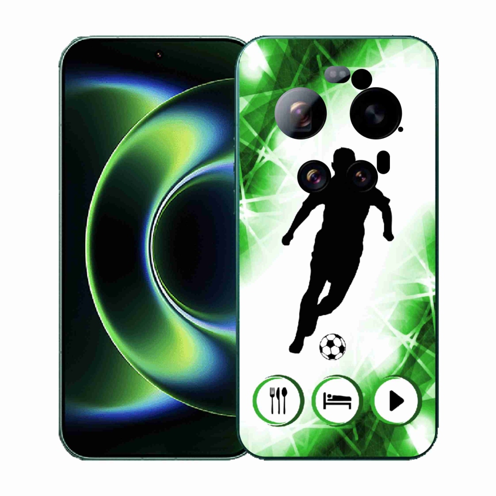 Gelový kryt mmCase na Xiaomi 17 Ultra - fotbalista