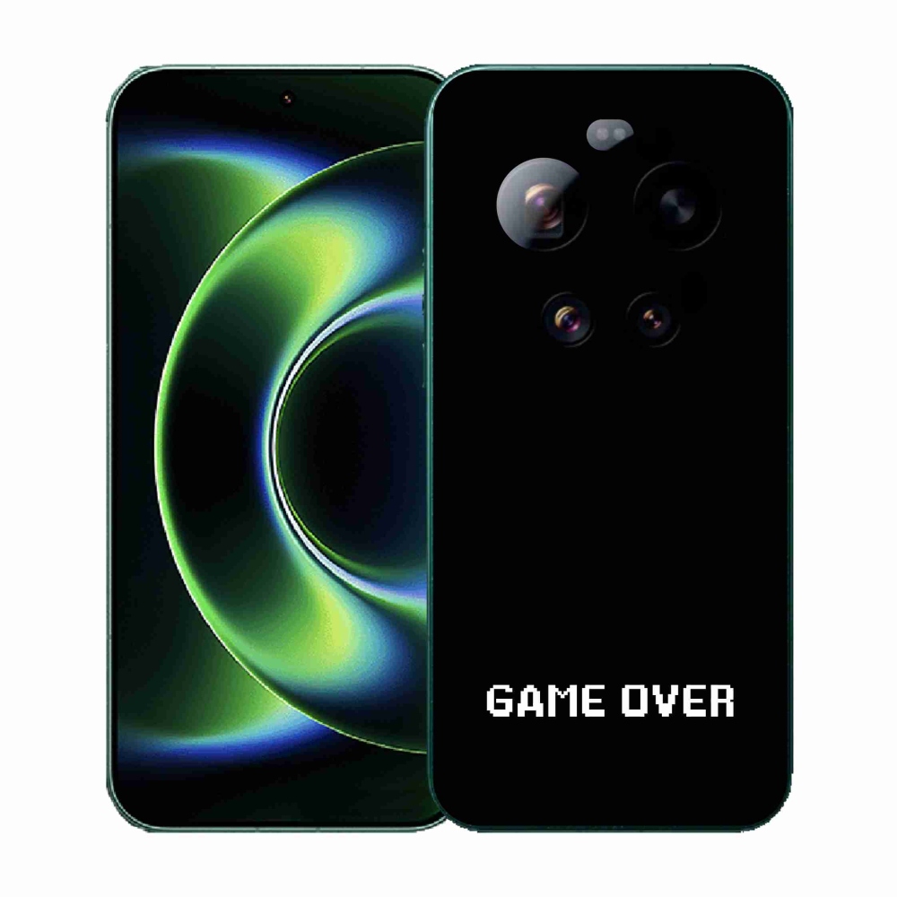 Gelový kryt mmCase na Xiaomi 17 Ultra - game over černé pozadí