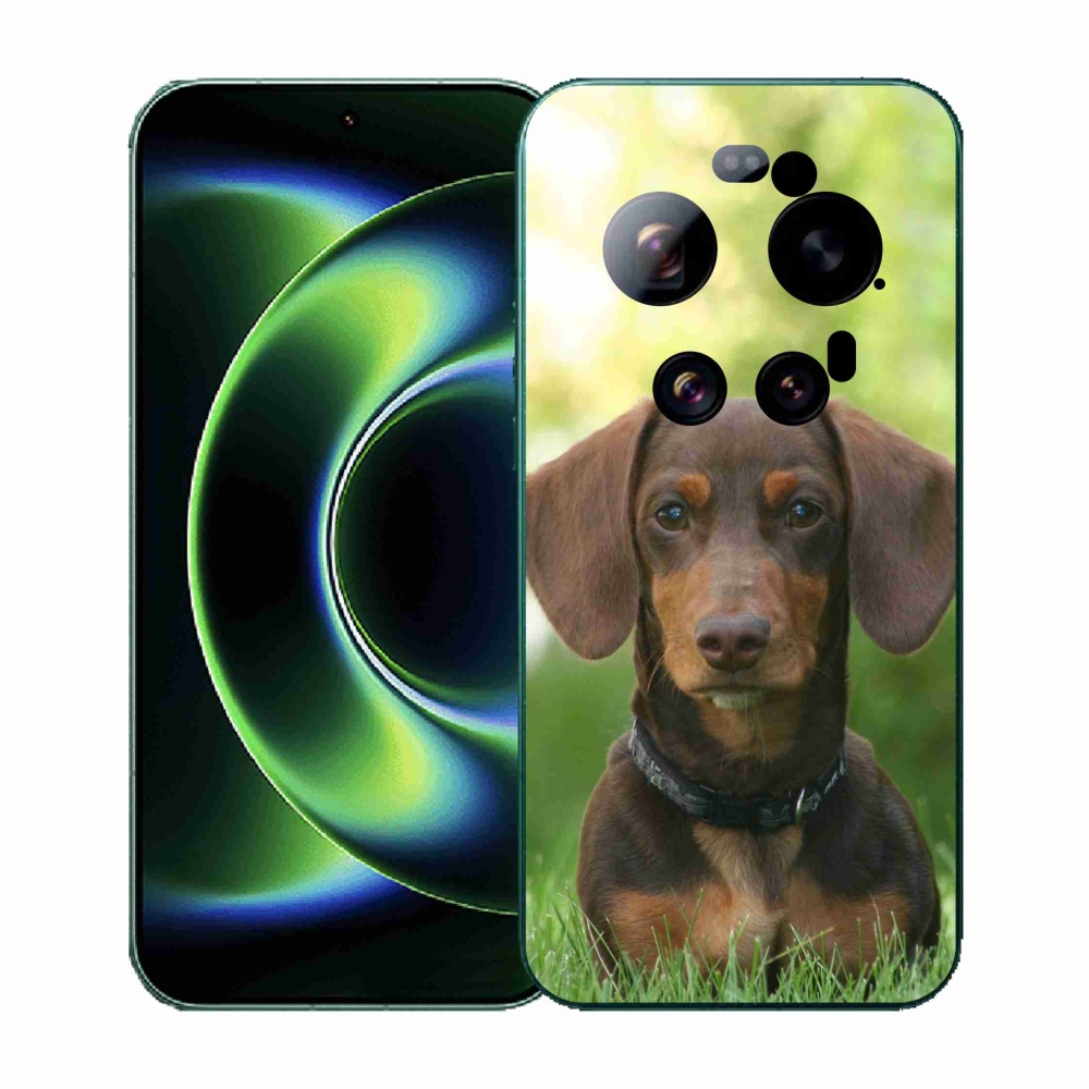 Gelový kryt mmCase na Xiaomi 17 Ultra - hnědý jezevčík