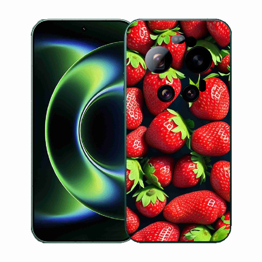 Gelový kryt mmCase na Xiaomi 17 Ultra - jahody