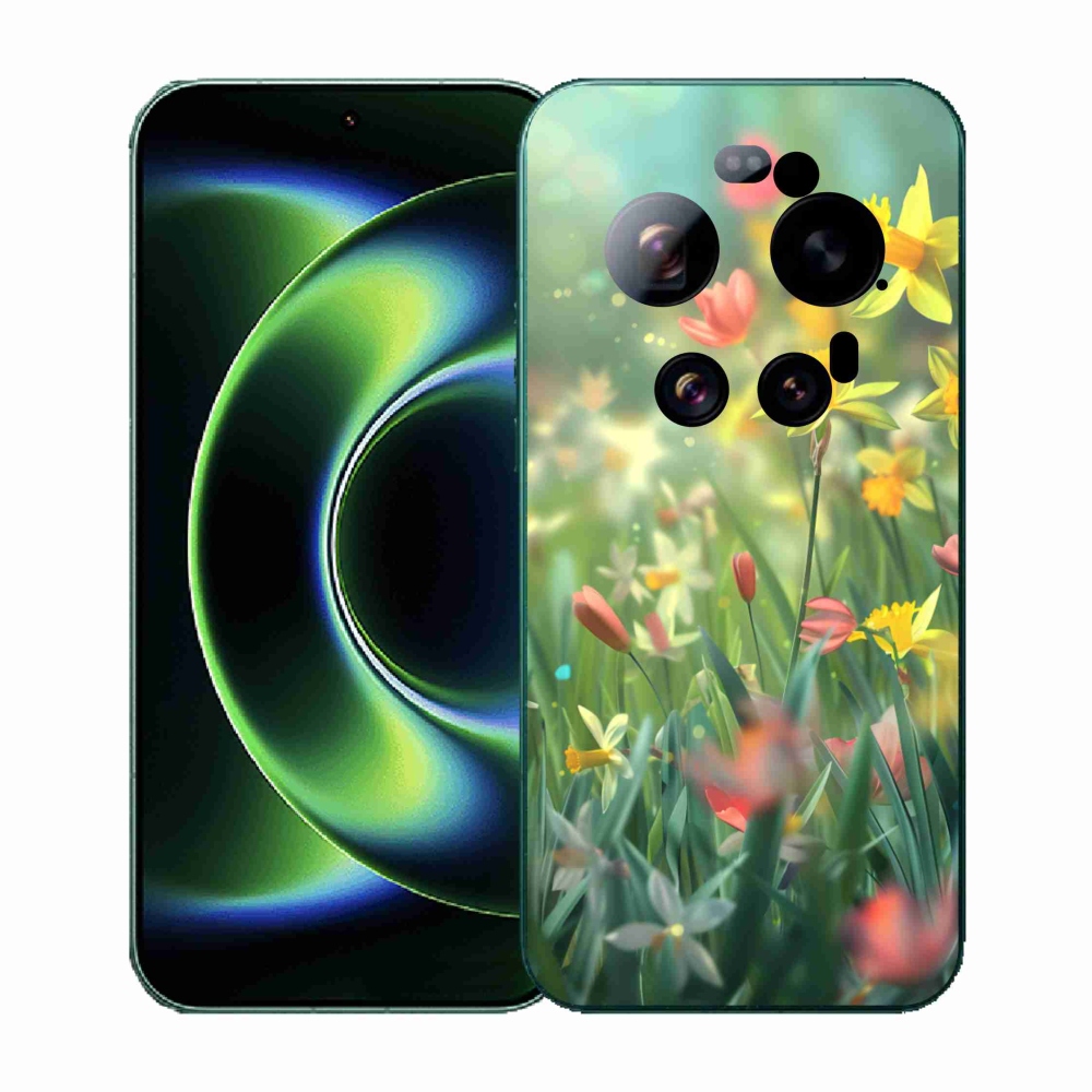 Gelový kryt mmCase na Xiaomi 17 Ultra - jarní květy