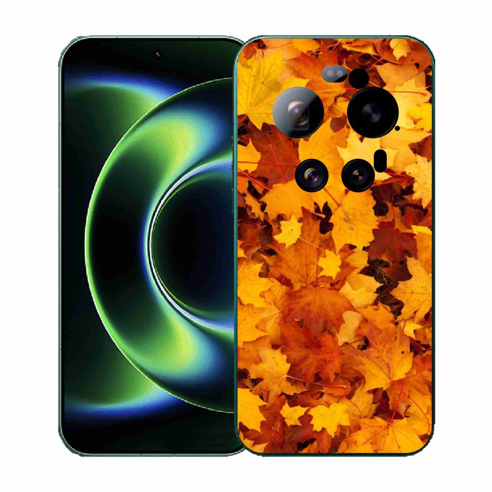 Gelový kryt mmCase na Xiaomi 17 Ultra - javorové listy