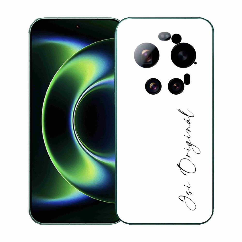 Gelový kryt mmCase na Xiaomi 17 Ultra - jsi originál bílé pozadí