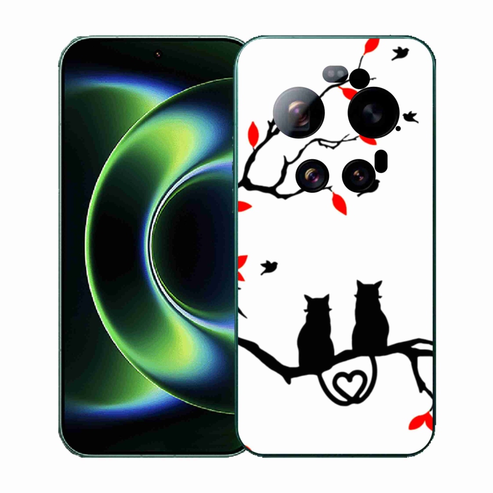 Gelový kryt mmCase na Xiaomi 17 Ultra - kočičí láska