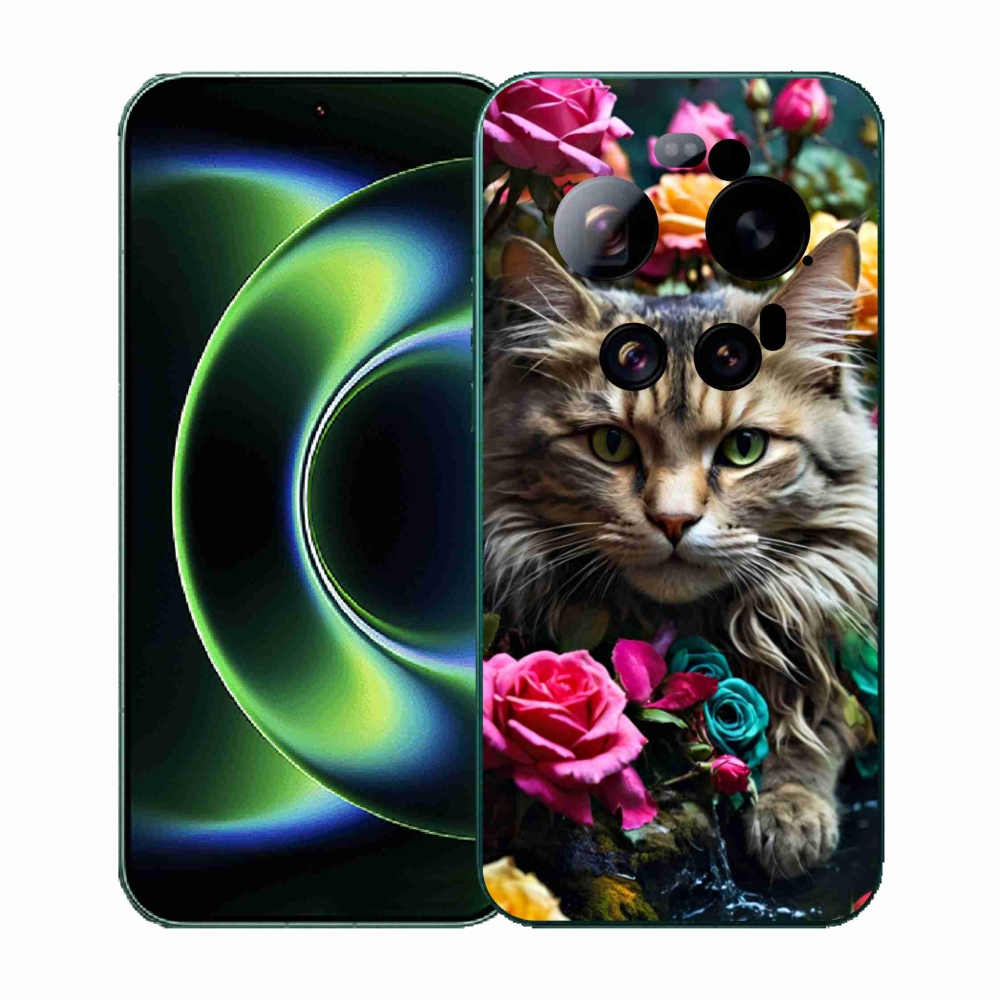 Gelový kryt mmCase na Xiaomi 17 Ultra - kočíčí pohled 2