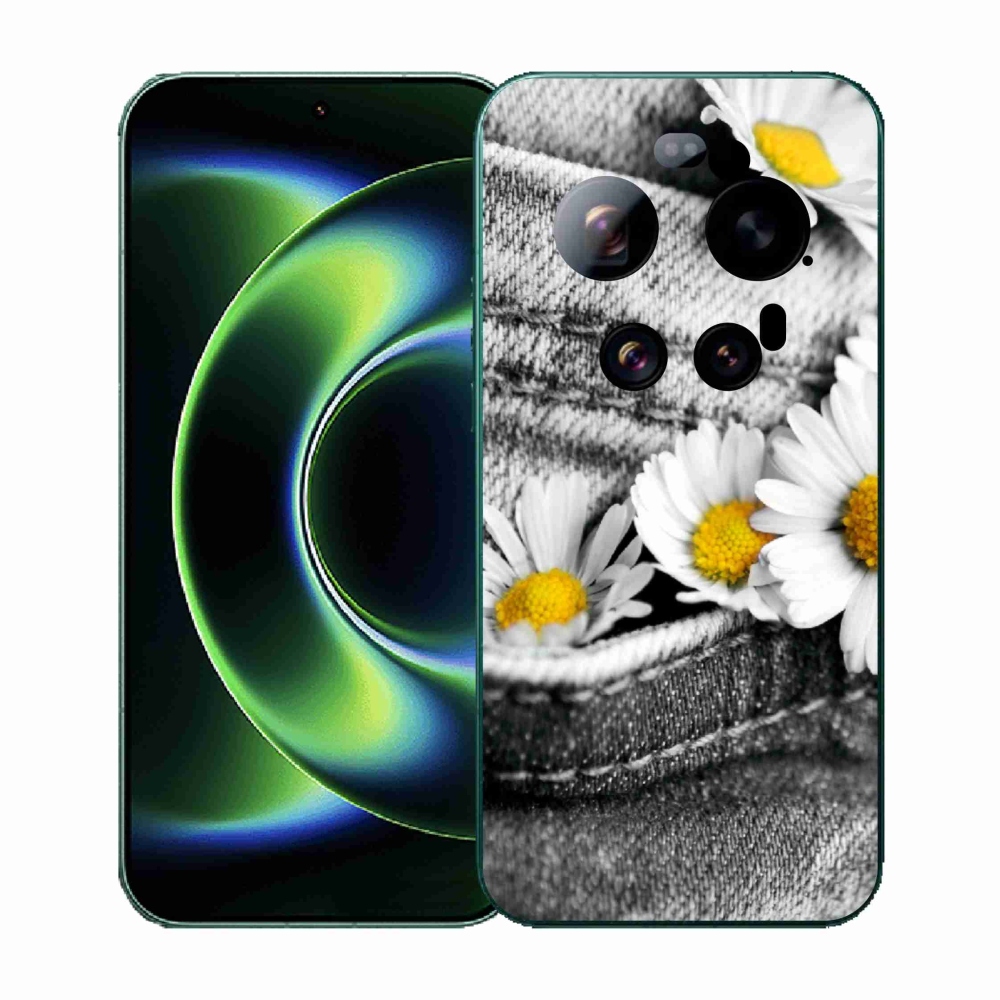 Gelový kryt mmCase na Xiaomi 17 Ultra - kopretiny