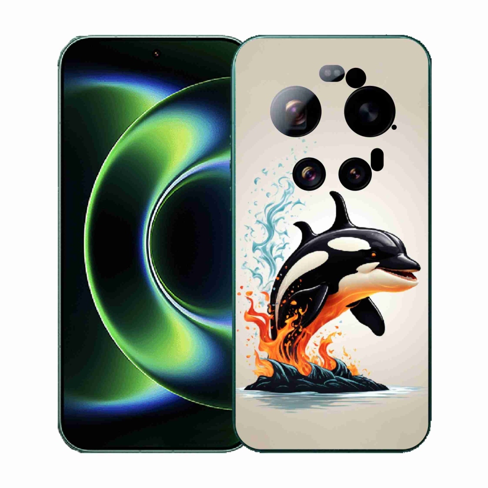 Gelový kryt mmCase na Xiaomi 17 Ultra - kosatka