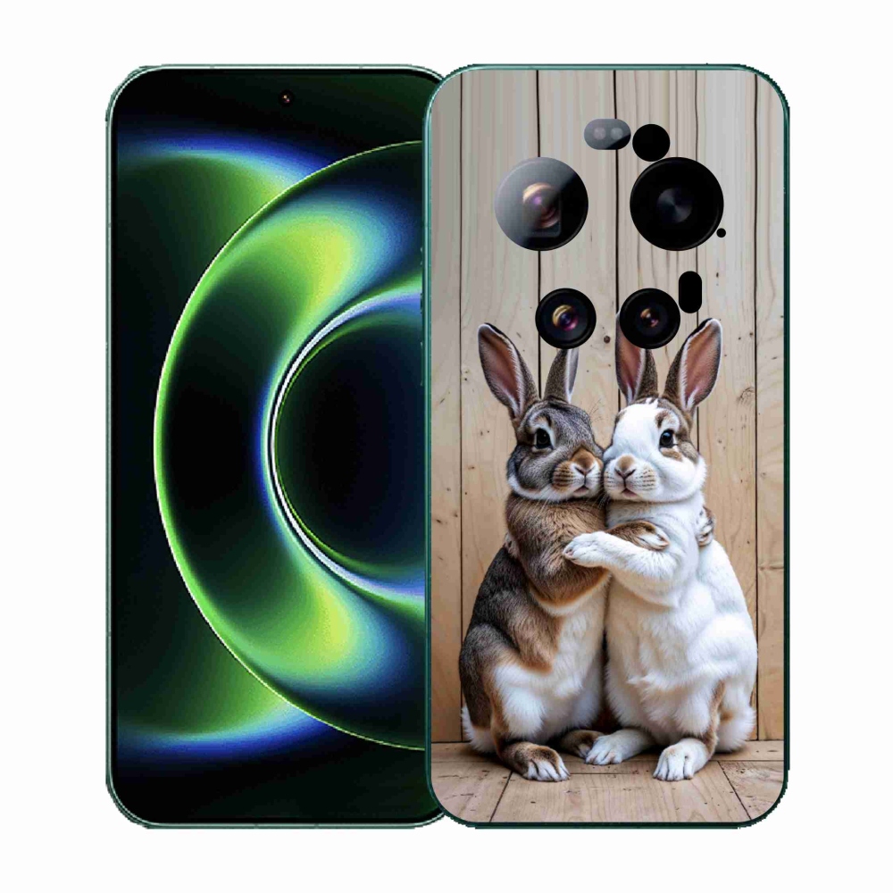 Gelový kryt mmCase na Xiaomi 17 Ultra - králičí pár