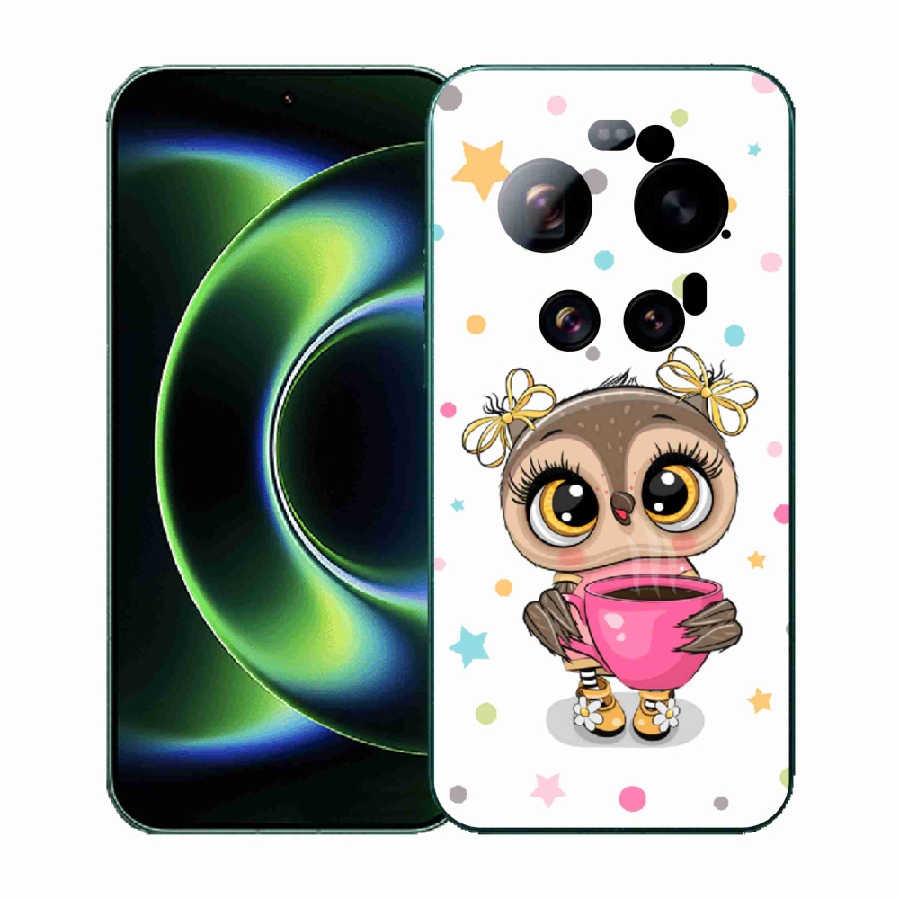 Gelový kryt mmCase na Xiaomi 17 Ultra - kreslená sovička