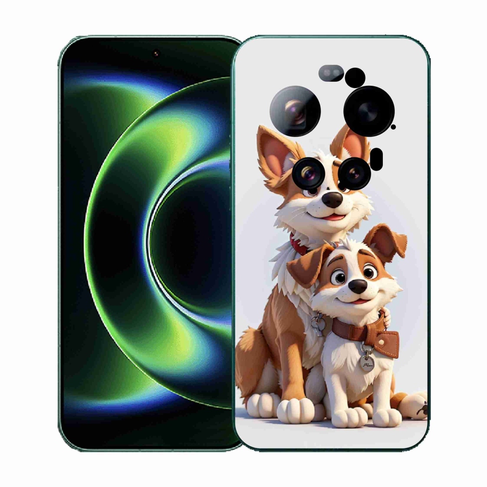 Gelový kryt mmCase na Xiaomi 17 Ultra - kreslení psi