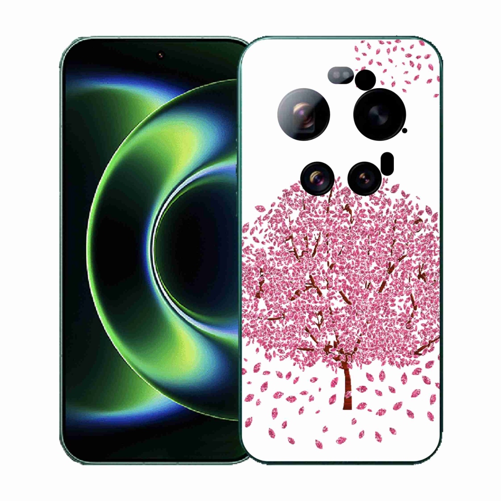 Gelový kryt mmCase na Xiaomi 17 Ultra - kreslený strom s listy