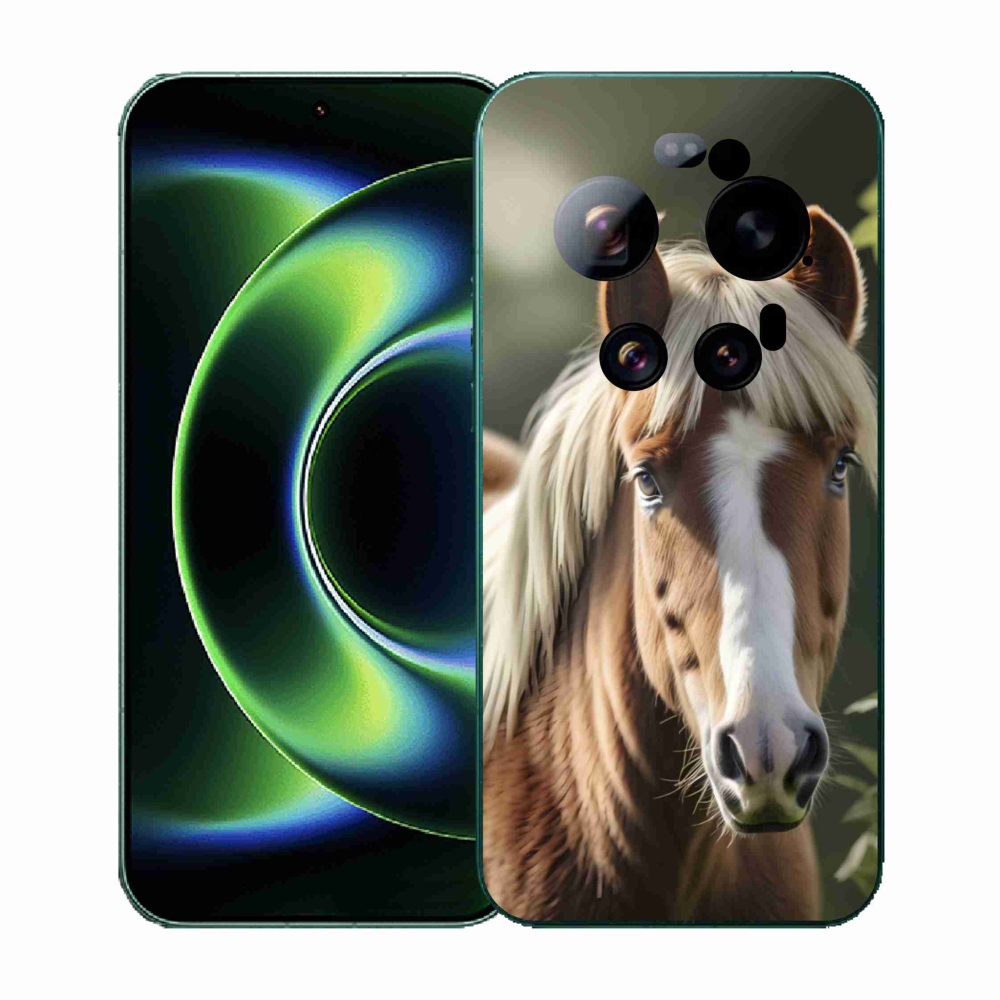 Gelový kryt mmCase na Xiaomi 17 Ultra - kůň se světlou hřívou