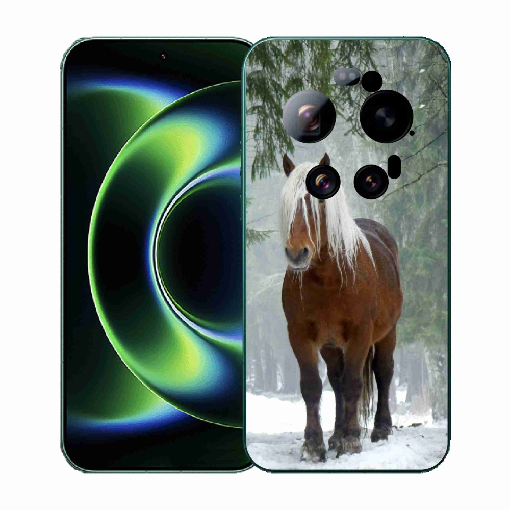 Gelový kryt mmCase na Xiaomi 17 Ultra - kůň v lese