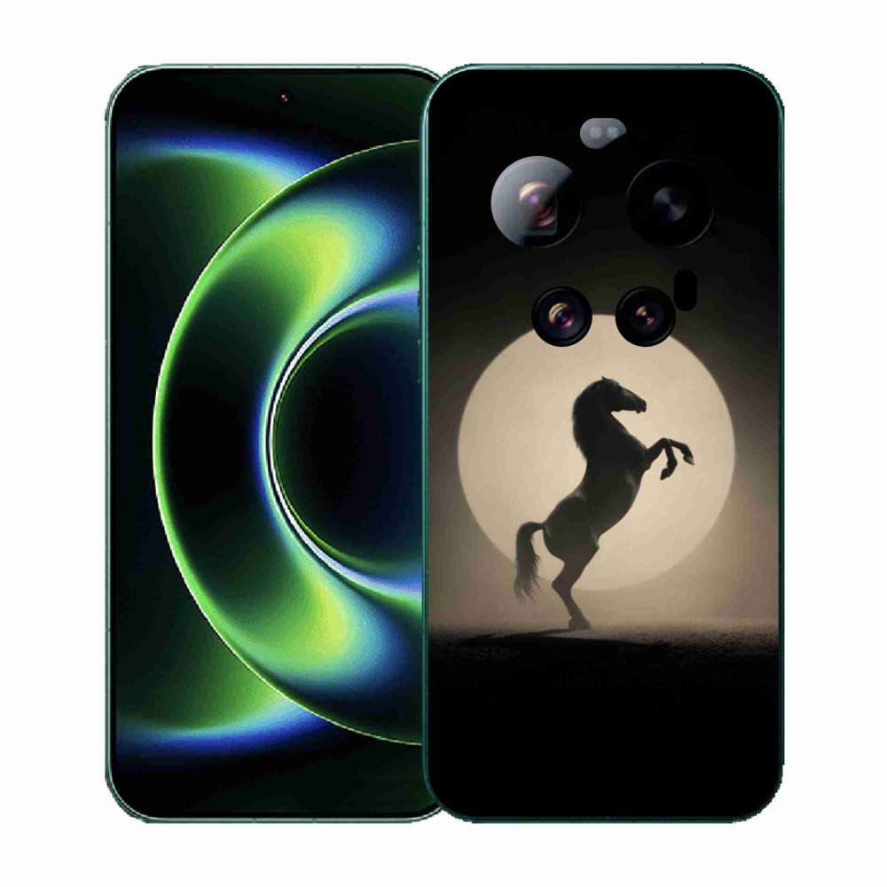 Gelový kryt mmCase na Xiaomi 17 Ultra - kůň v siluetě