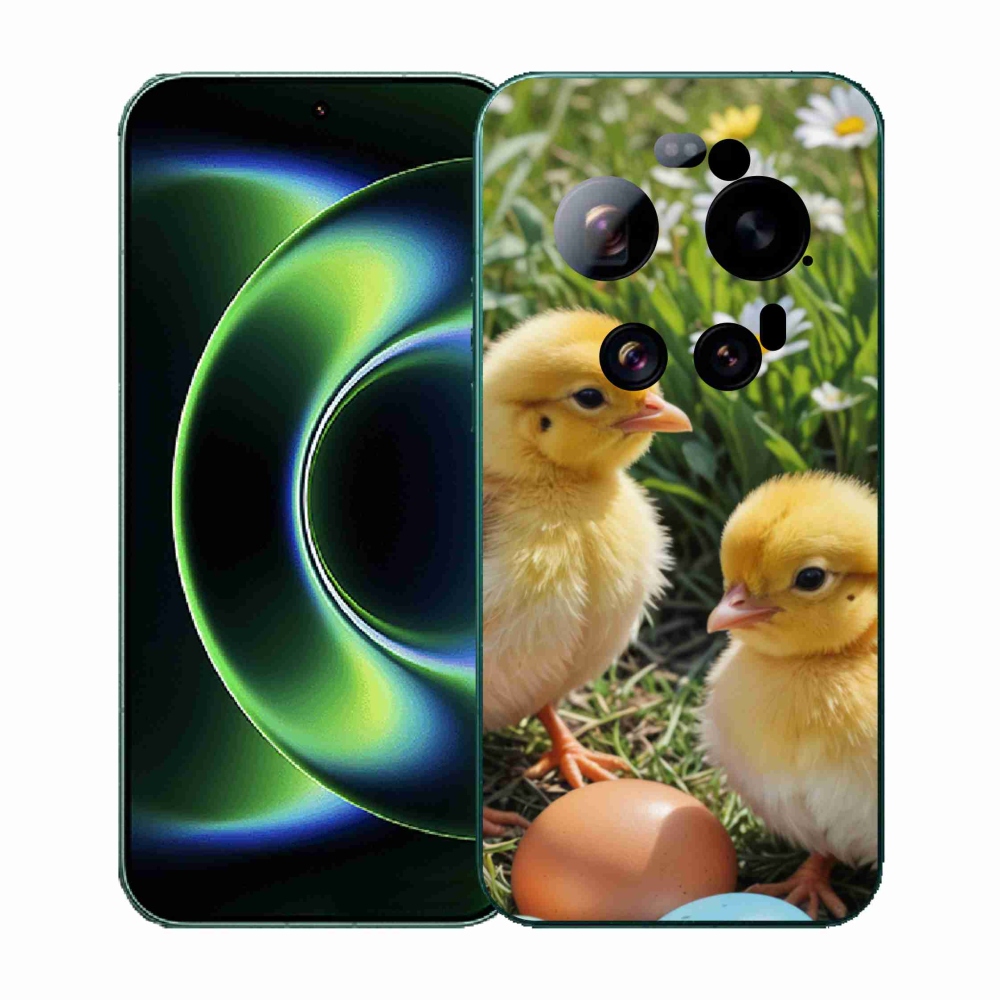 Gelový kryt mmCase na Xiaomi 17 Ultra - kuřátka