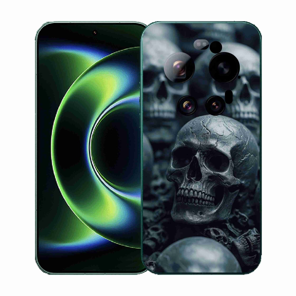 Gelový kryt mmCase na Xiaomi 17 Ultra - lebka 2