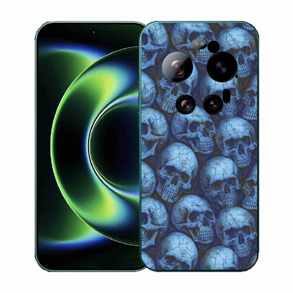 Gelový kryt mmCase na Xiaomi 17 Ultra - lebky