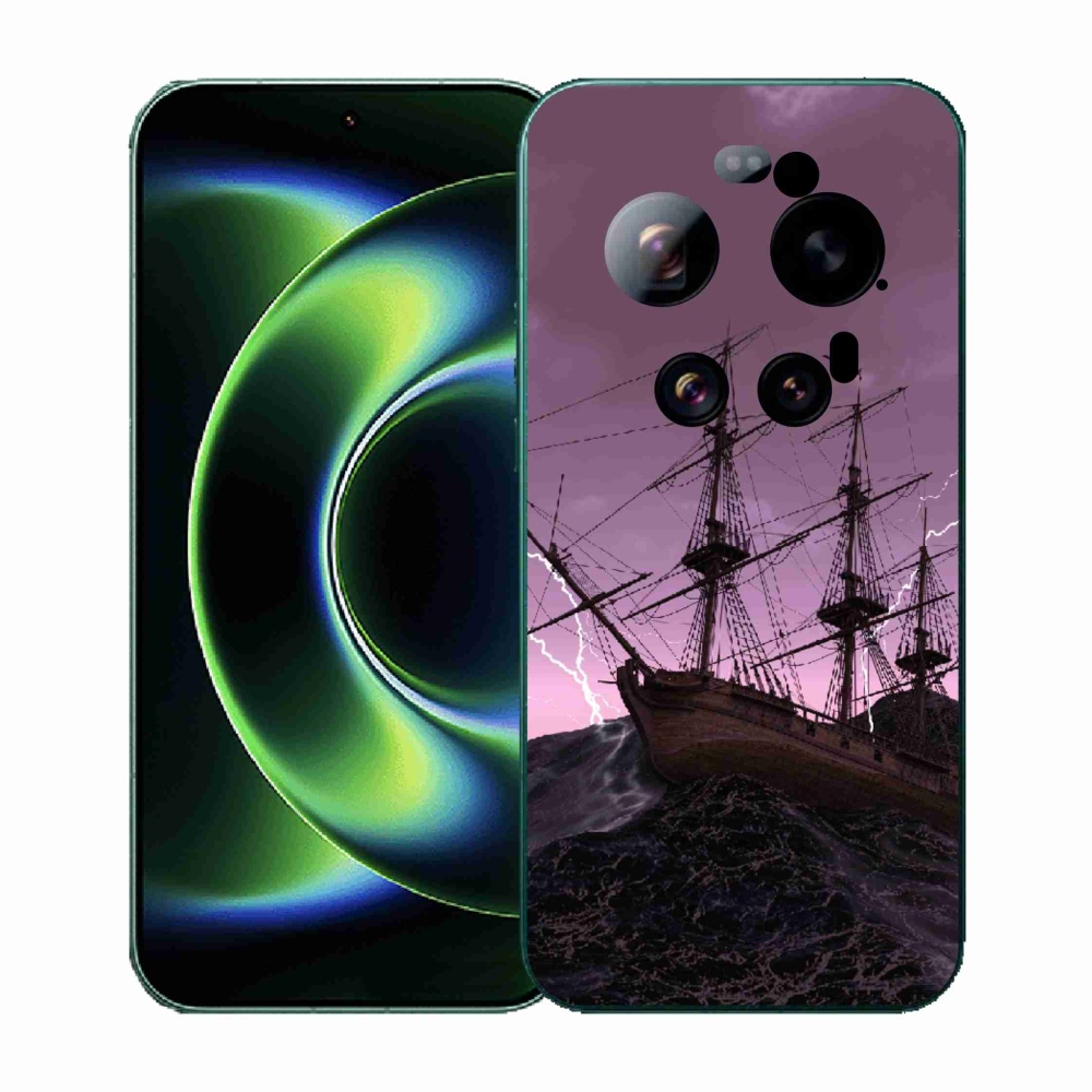 Gelový kryt mmCase na Xiaomi 17 Ultra - loď v bouři