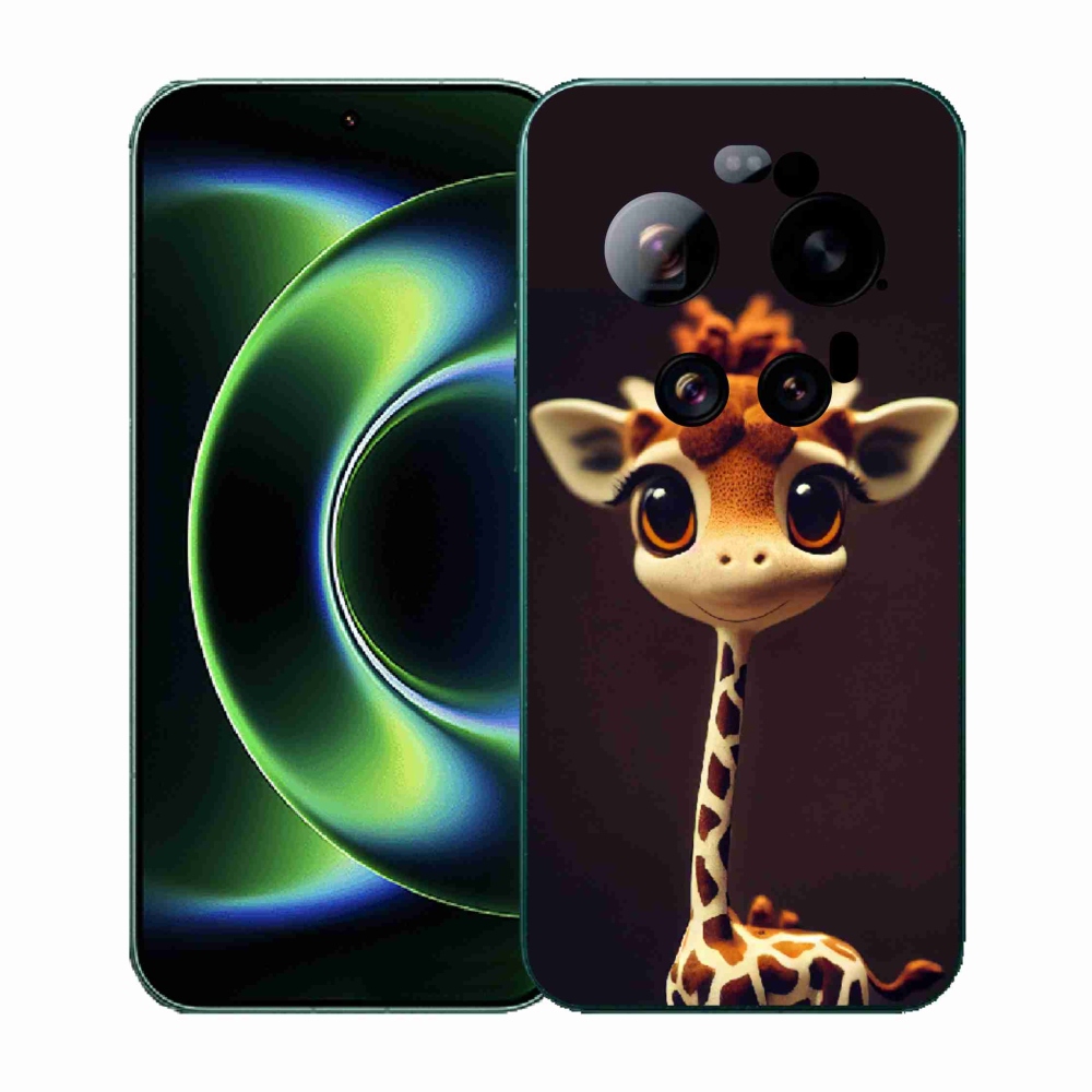 Gelový kryt mmCase na Xiaomi 17 Ultra - malá žirafa