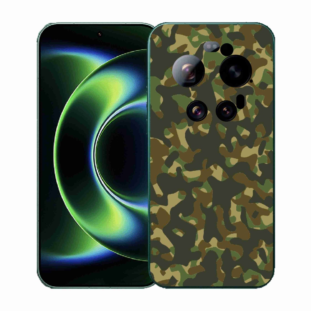 Gelový kryt mmCase na Xiaomi 17 Ultra - maskáčový vzor 1