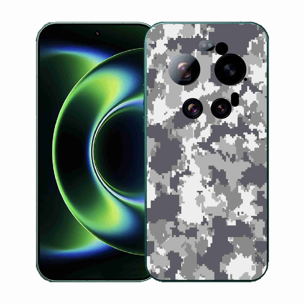 Gelový kryt mmCase na Xiaomi 17 Ultra - maskáčový vzor 2