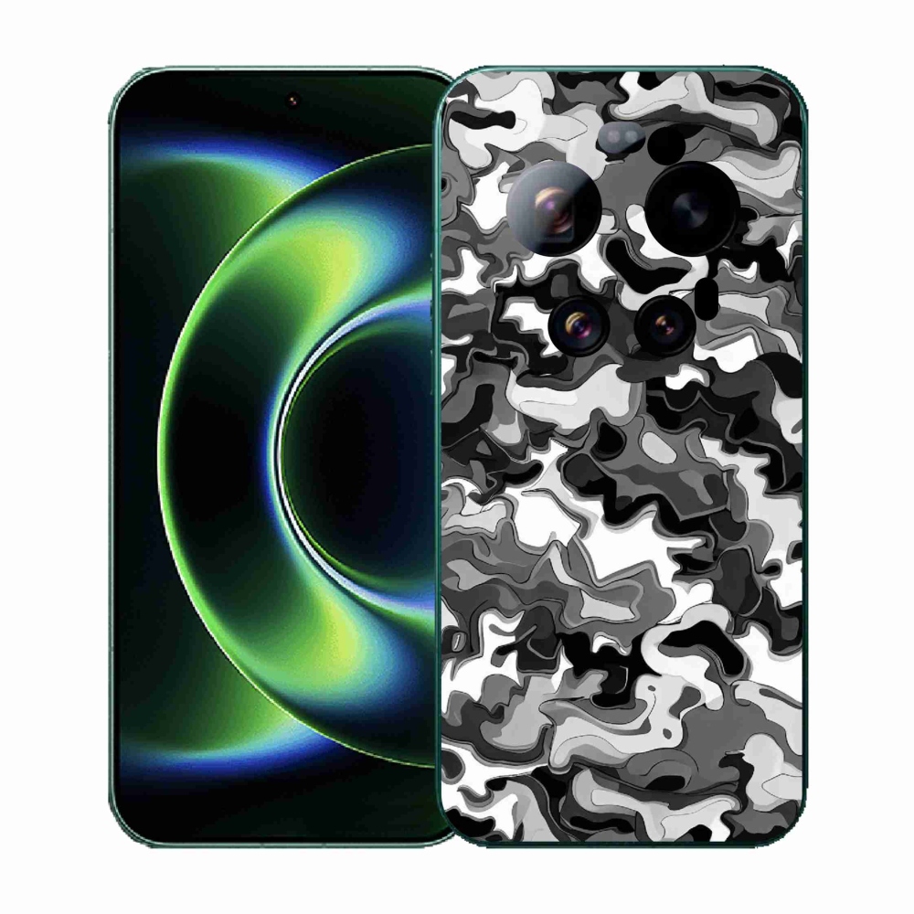 Gelový kryt mmCase na Xiaomi 17 Ultra - maskáčový vzor 3