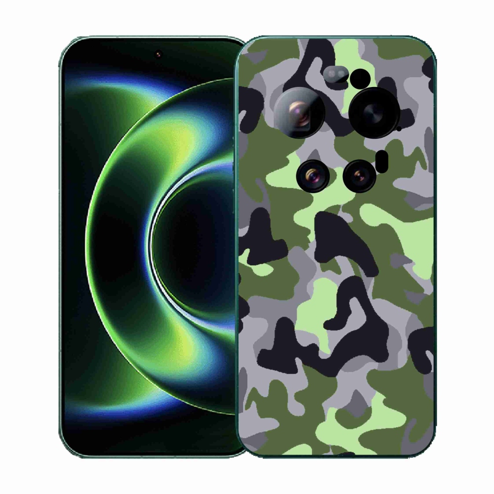 Gelový kryt mmCase na Xiaomi 17 Ultra - maskáčový vzor 7