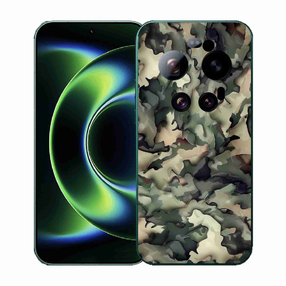 Gelový kryt mmCase na Xiaomi 17 Ultra - maskáčový vzor 9