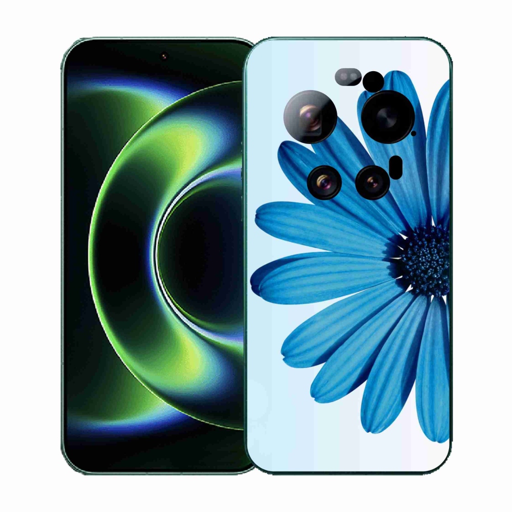 Gelový kryt mmCase na Xiaomi 17 Ultra - modrá kopretina