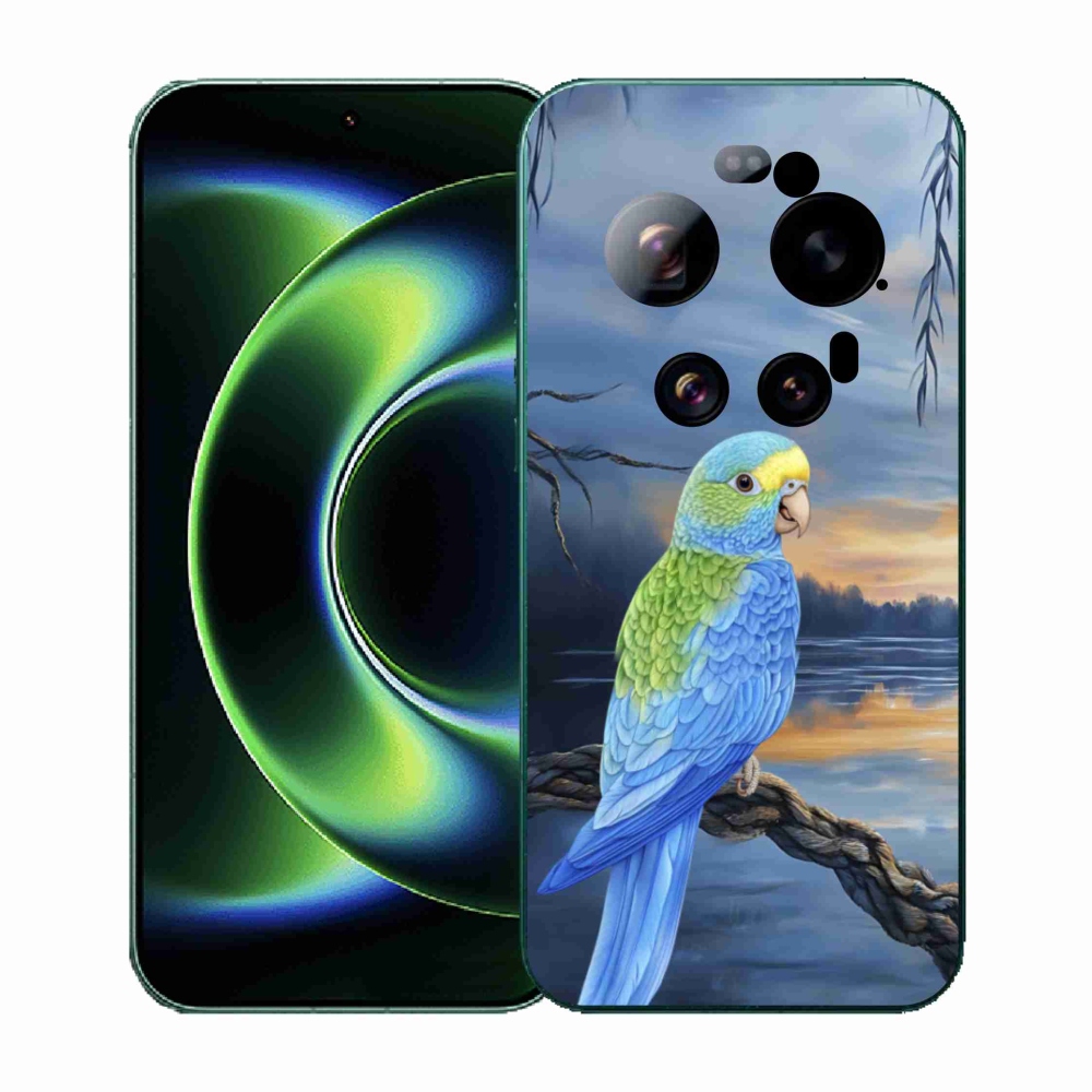Gelový kryt mmCase na Xiaomi 17 Ultra - modrý papoušek