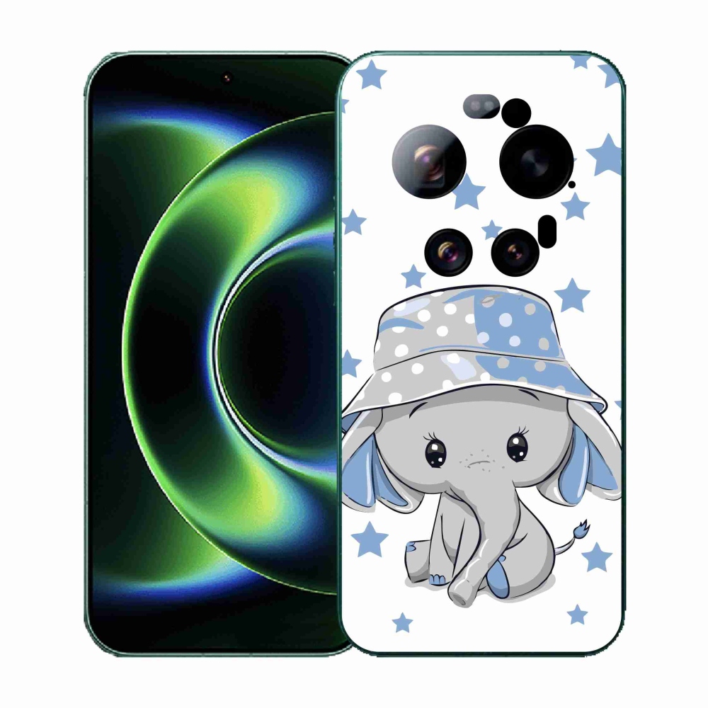 Gelový kryt mmCase na Xiaomi 17 Ultra - modrý slon