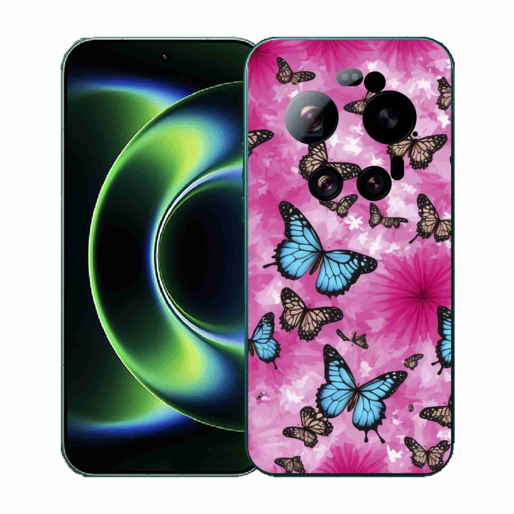 Gelový kryt mmCase na Xiaomi 17 Ultra - motýlí zahrada