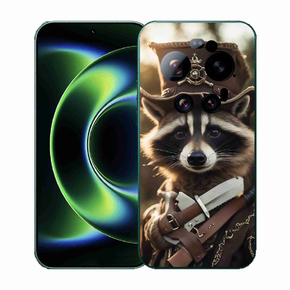 Gelový kryt mmCase na Xiaomi 17 Ultra - mýval v uniformě