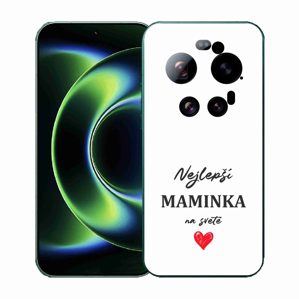 Gelový kryt mmCase na Xiaomi 17 Ultra - nejlepší maminka 1 bílé pozadí