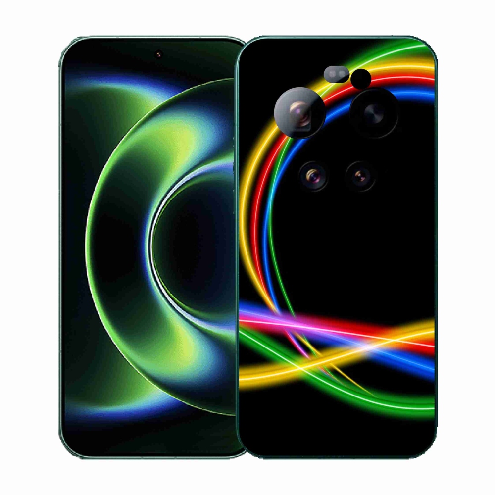Gelový kryt mmCase na Xiaomi 17 Ultra - neonové kruhy