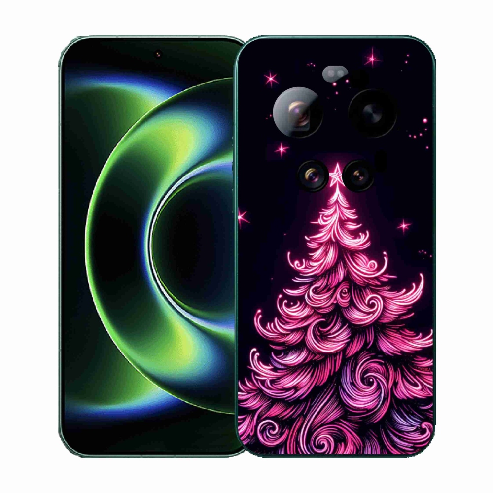 Gelový kryt mmCase na Xiaomi 17 Ultra - neonový vánoční stromek 2