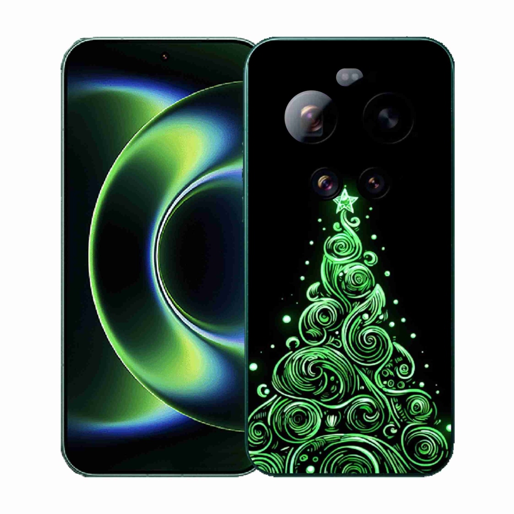 Gelový kryt mmCase na Xiaomi 17 Ultra - neonový vánoční stromek 3
