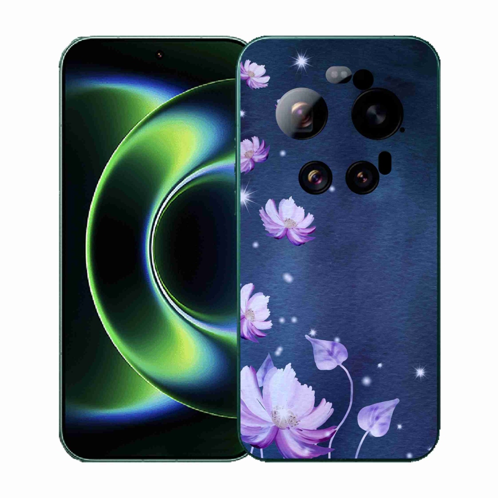 Gelový kryt mmCase na Xiaomi 17 Ultra - padající květy