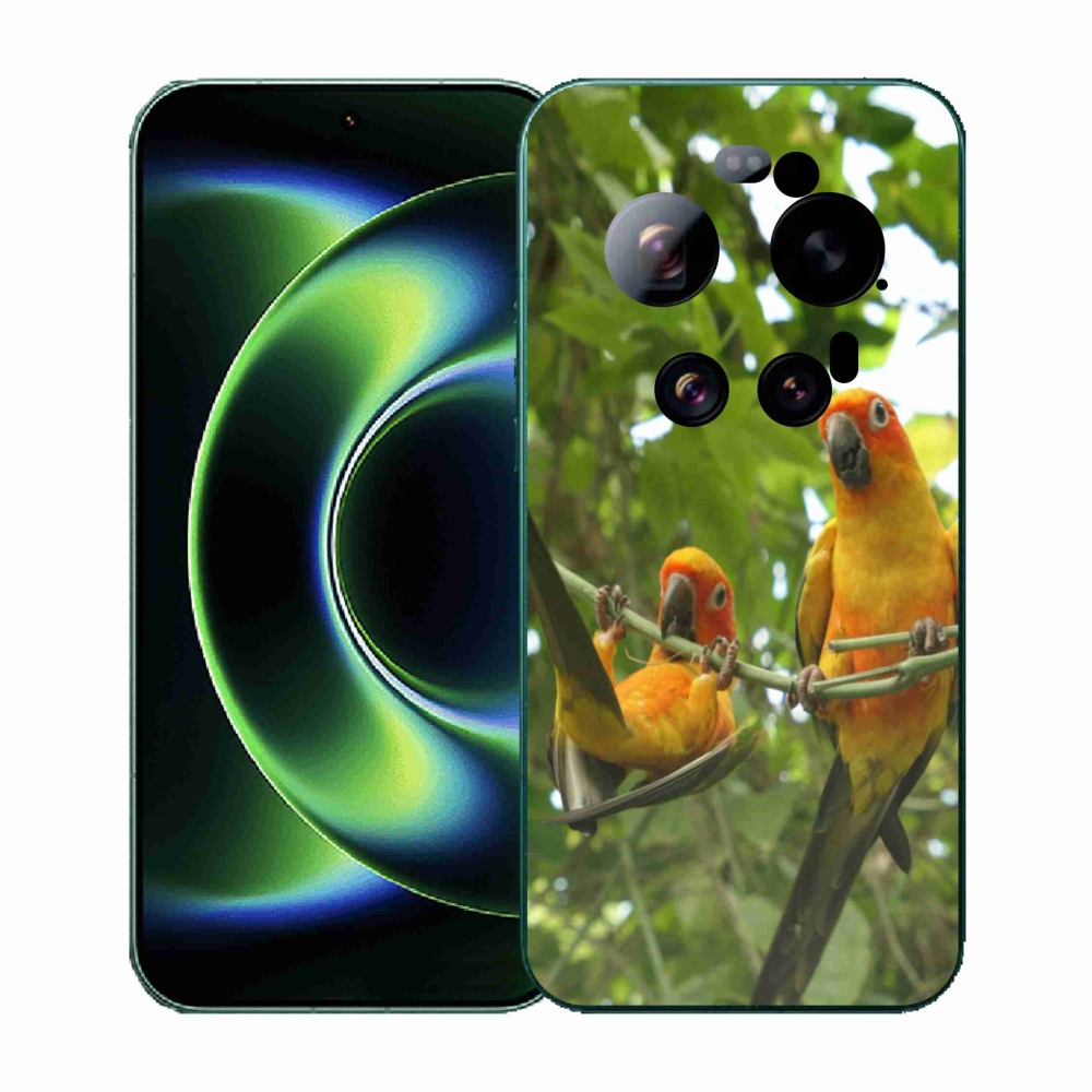 Gelový kryt mmCase na Xiaomi 17 Ultra - papoušci aratingy