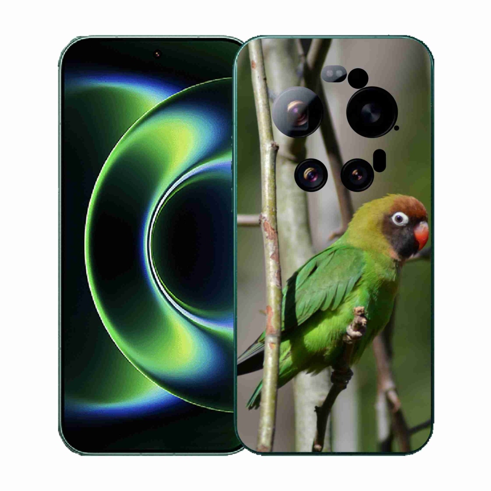 Gelový kryt mmCase na Xiaomi 17 Ultra - papoušek agapornis