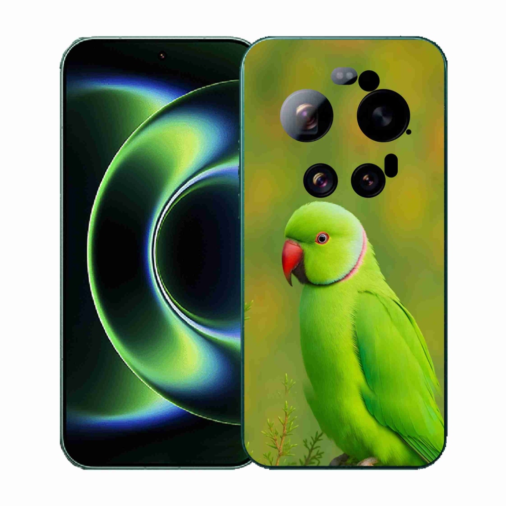 Gelový kryt mmCase na Xiaomi 17 Ultra - papoušek alexandr 2
