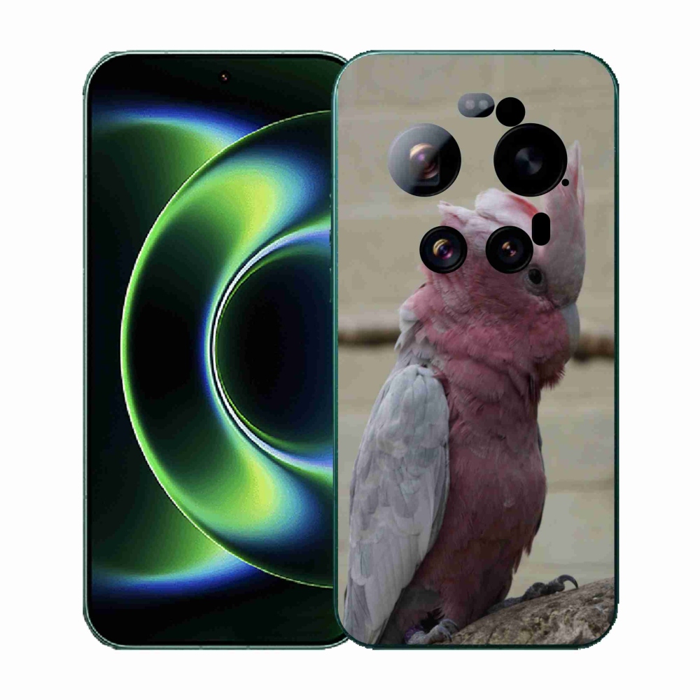 Gelový kryt mmCase na Xiaomi 17 Ultra - papoušek kakadu růžový