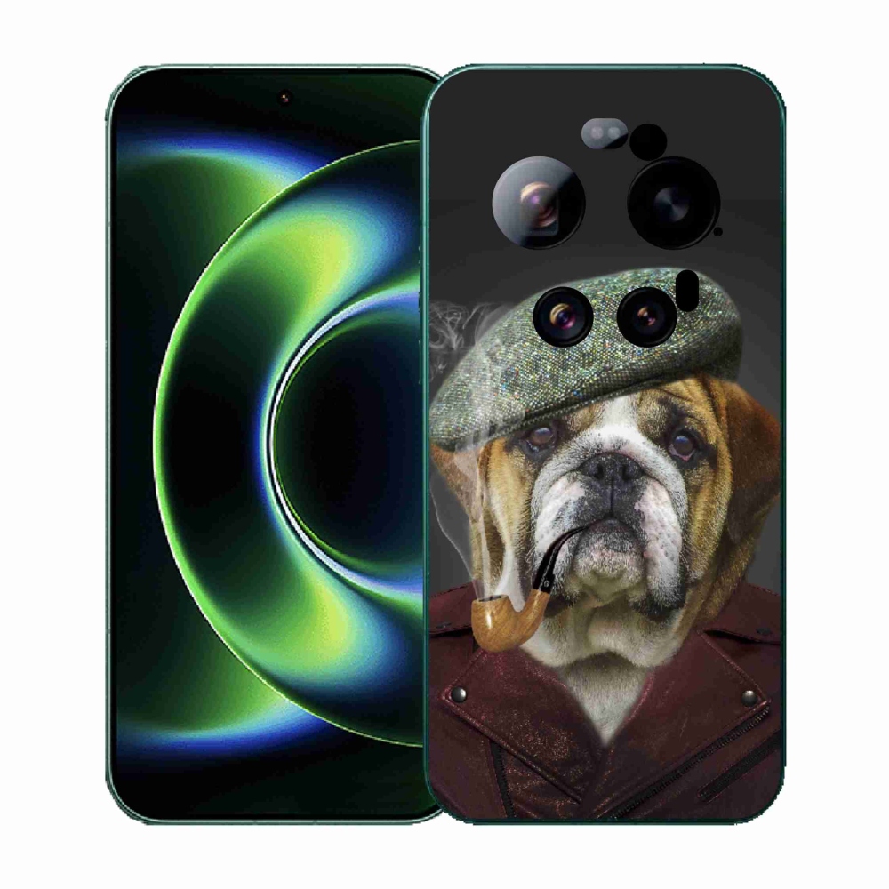 Gelový kryt mmCase na Xiaomi 17 Ultra - pes s fajfkou