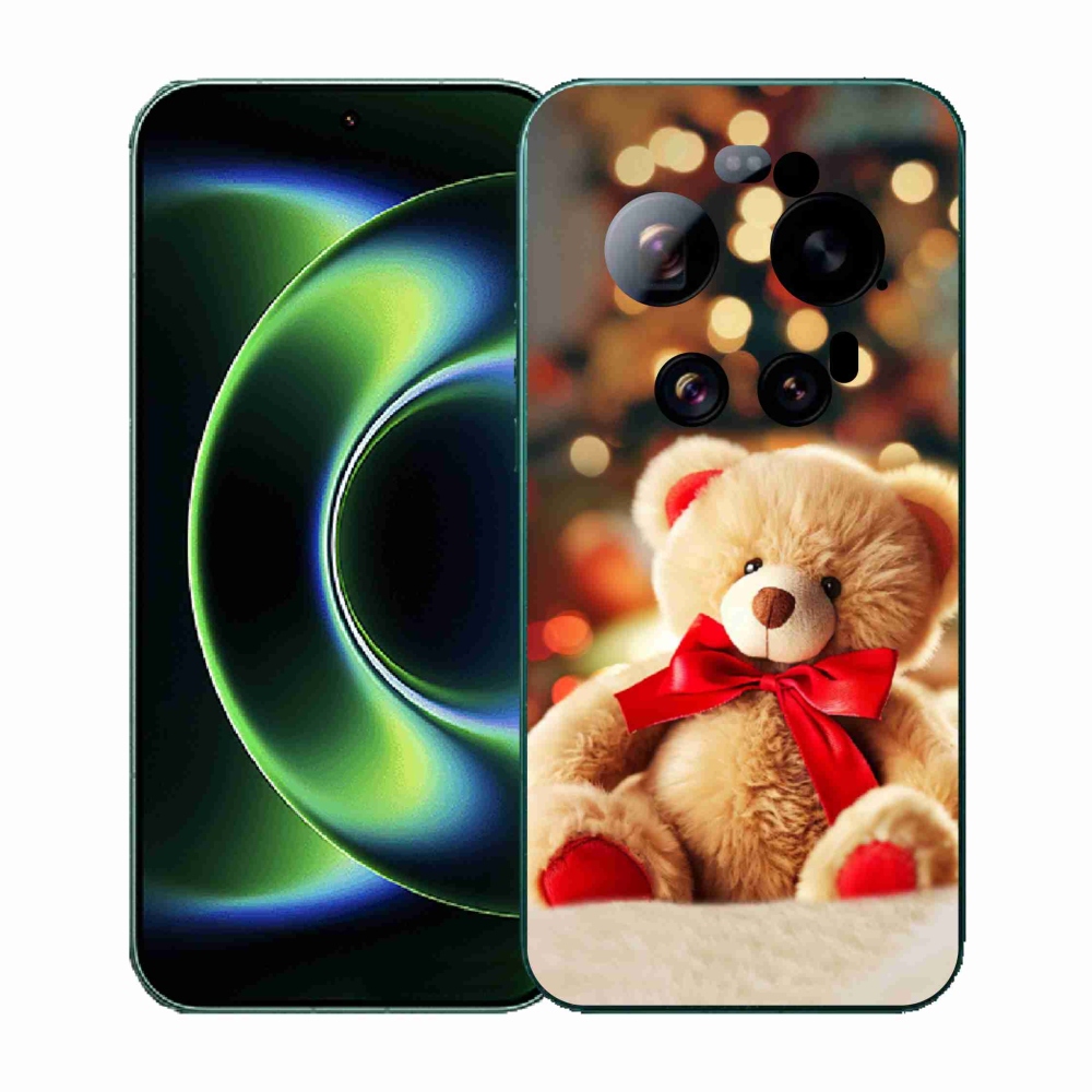 Gelový kryt mmCase na Xiaomi 17 Ultra - plyšový medvídek